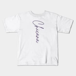 Chicana | Typography Art Kids T-Shirt